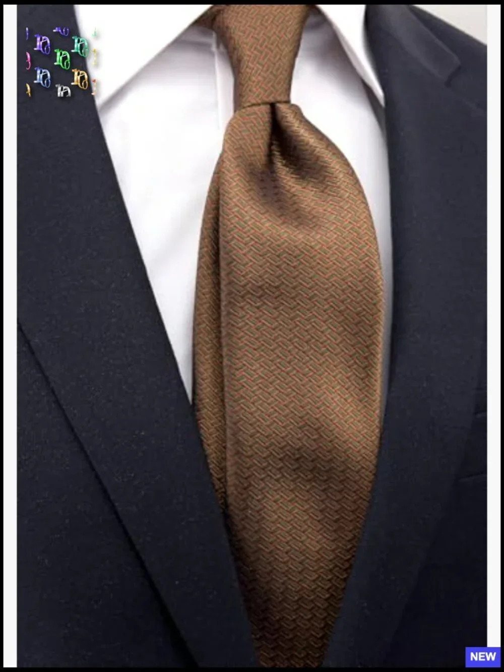 Classic Business Necktie Polyester Elegant Geometric Pattern Formal Wear